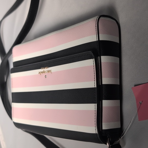 Kate Spade Cove Street Celebration Dody Crossbody in Black Multi Stripe - Picture 4 of 16